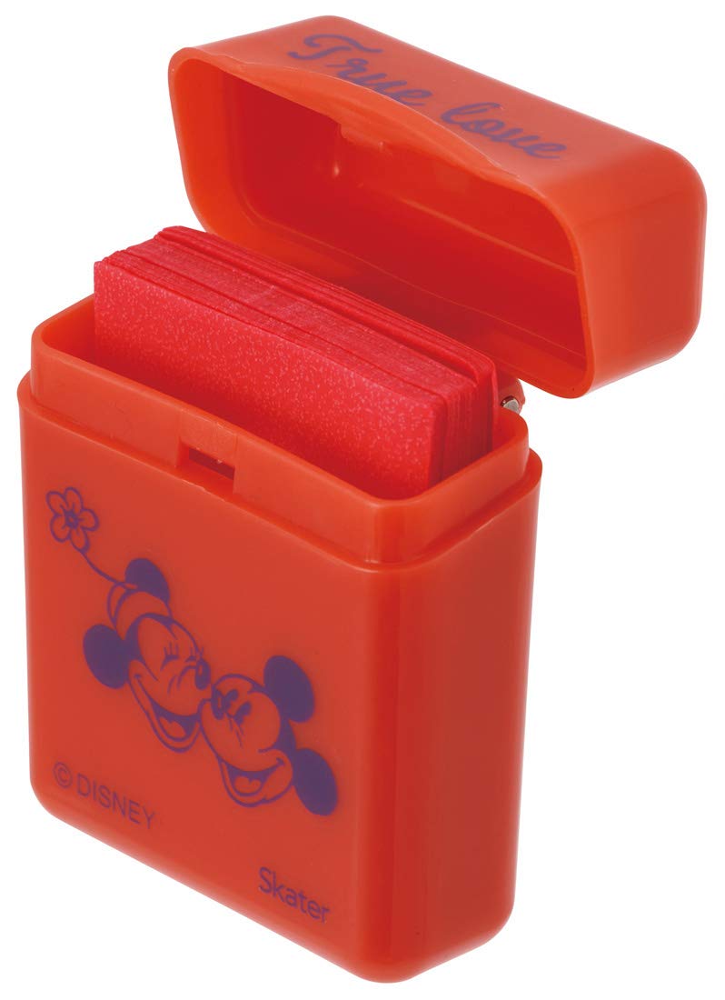 Skater Disney Mickey Mouse 50-Sheet Apple Scented Hand Soap Paper with Portable Case- Japan Figure Store - #1 Bring To You The Best Japanese Goods