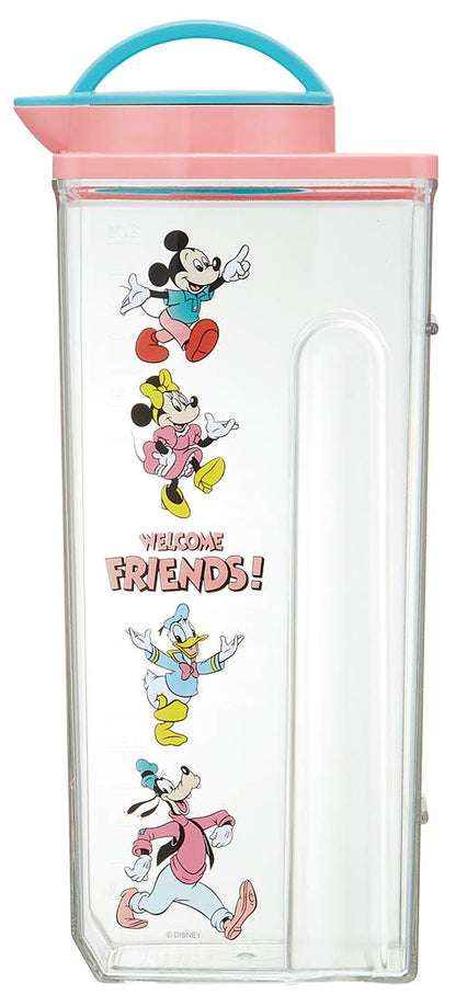 Skater 2.2L Disney Mickey & Friends Heat-Resistant Water Bottle - Retro Design- Japan Figure Store - #1 Bring To You The Best Japanese Goods