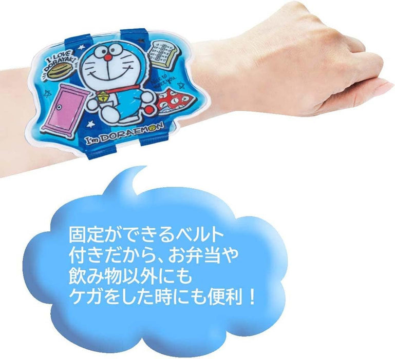 Skater Doraemon Sticker Ice Pack with Belt Sanrio 14x8cm Clbb1-A- Japan Figure Store - #1 Bring To You The Best Japanese Goods