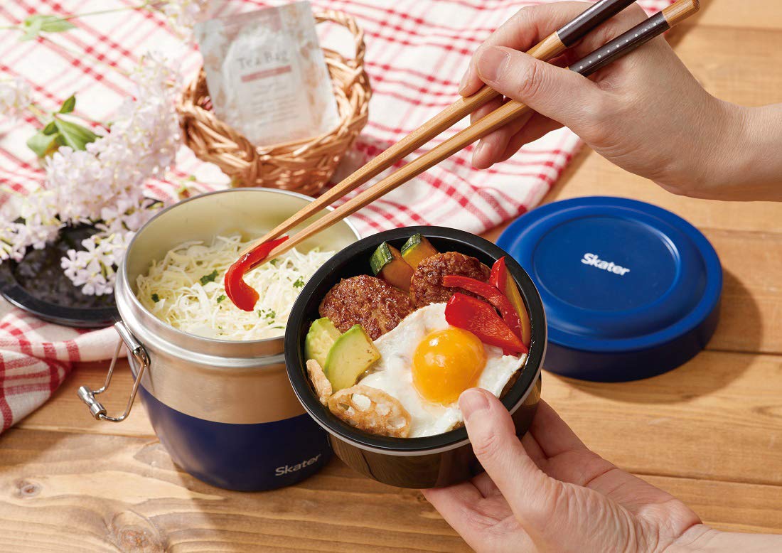 Skater 550ml Stainless Steel Lunch Box - Insulated & Cold Rice Bowl Snoopy STLBD6-A- Japan Figure Store - #1 Bring To You The Best Japanese Goods