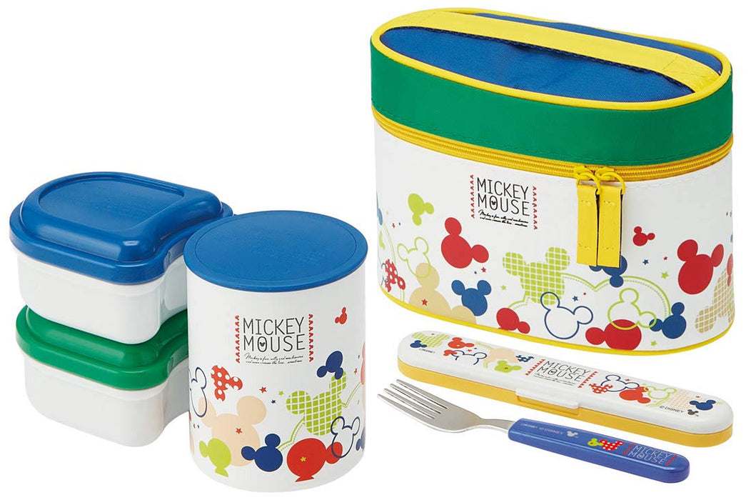 Skater Disney Mickey Mouse Pop Color Insulated 560Ml Lunch Box Jar- Japan Figure Store - #1 Bring To You The Best Japanese Goods