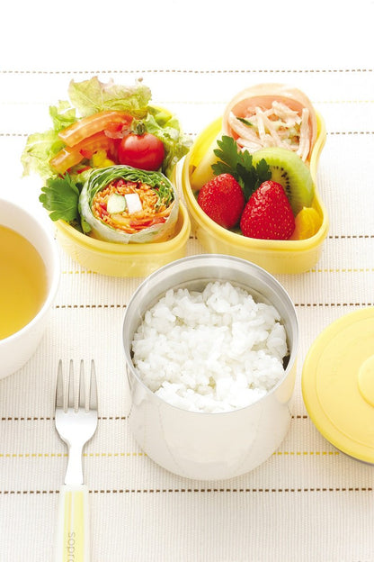 Skater 560Ml Insulated Snoopy Monochrome Lunch Box Jar- Japan Figure Store - #1 Bring To You The Best Japanese Goods