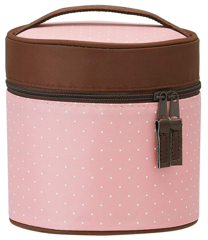 Skater 480ml Pink Insulated Lunch Box & Rice Bowl with Exclusive Stlb0 Lunch Bag- Japan Figure Store - #1 Bring To You The Best Japanese Goods