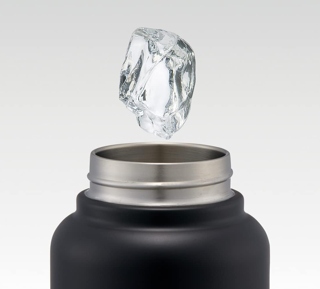 Skater 1000ml Black Stainless Steel Insulated Mug Bottle with Handle- Japan Figure Store - #1 Bring To You The Best Japanese Goods