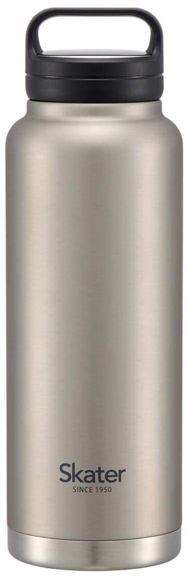 Skater 1200ml Insulated Stainless Steel Mug Bottle with Screw Handle Silver- Japan Figure Store - #1 Bring To You The Best Japanese Goods