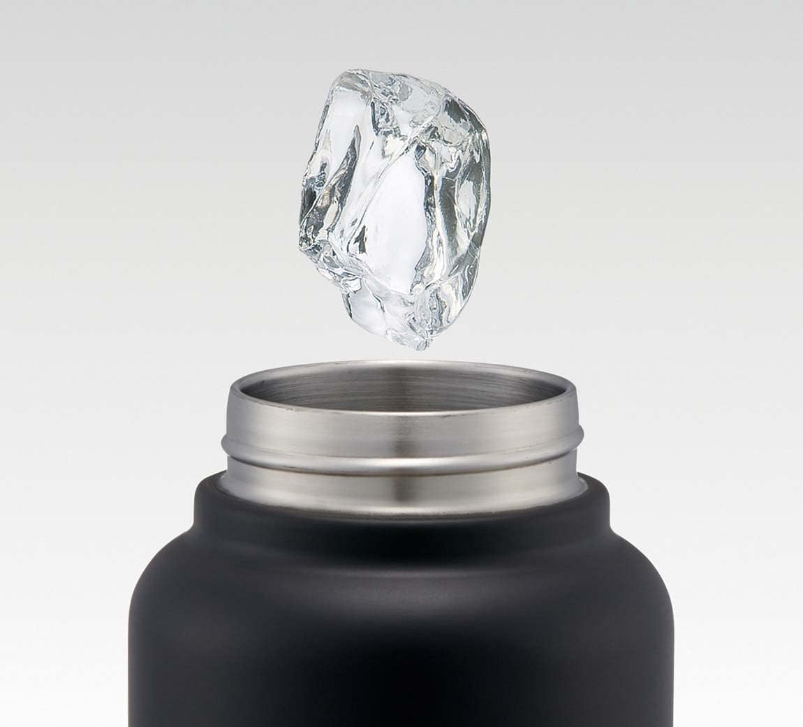 Skater Black 1200ml Stainless Steel Insulated Mug with Screw Handle- Japan Figure Store - #1 Bring To You The Best Japanese Goods