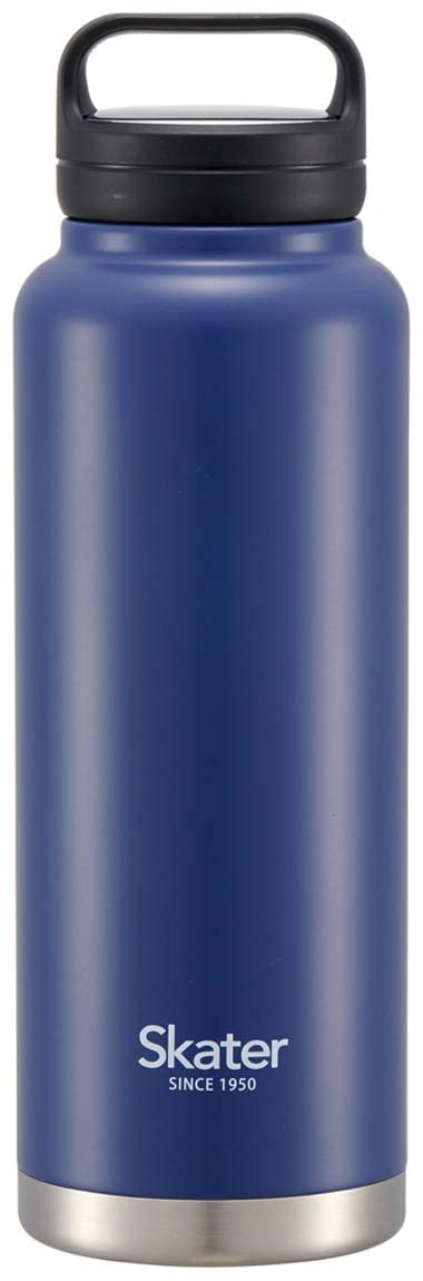 Skater Stainless Steel Insulated Mug Bottle 1200Ml with Screw Handle Navy- Japan Figure Store - #1 Bring To You The Best Japanese Goods