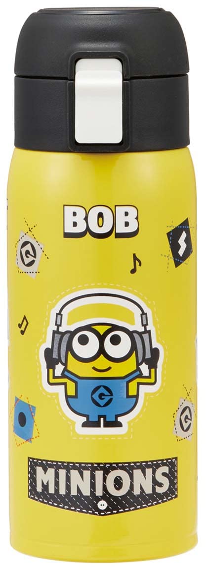 Skater 350Ml Stainless Steel Mug Bottle Minions Design One-Touch Open