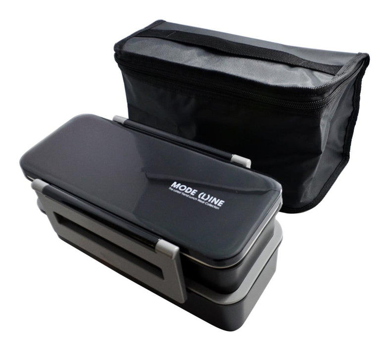 Skater Jumbo 2-Tier 1.3L Lunch Box with Cooler Bag in Mode Line Series - Kcpjw13-A- Japan Figure Store - #1 Bring To You The Best Japanese Goods