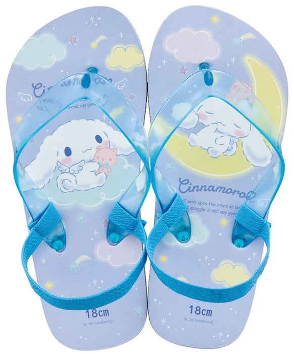 Skater Cinnamoroll Starry Sky Kids Beach Sandals Sanrio 18cm - Sdbe18-A- Japan Figure Store - #1 Bring To You The Best Japanese Goods