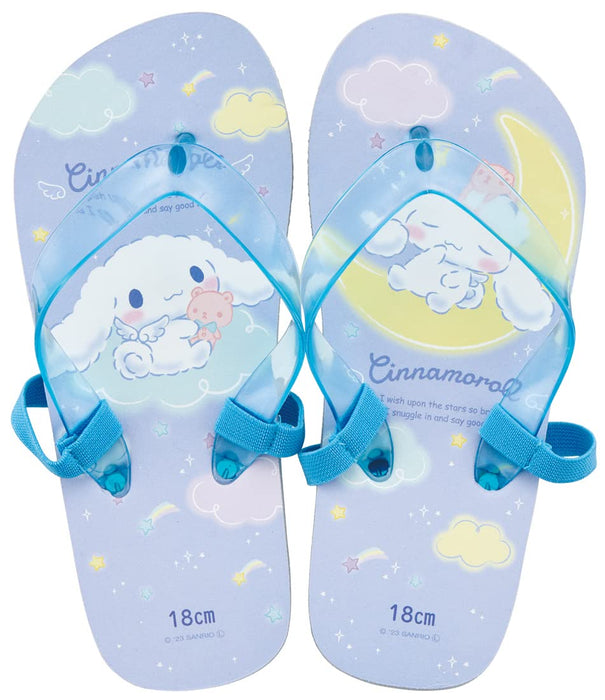 Skater Cinnamoroll Starry Sky Kids Beach Sandals Sanrio 18cm - Sdbe18-A- Japan Figure Store - #1 Bring To You The Best Japanese Goods