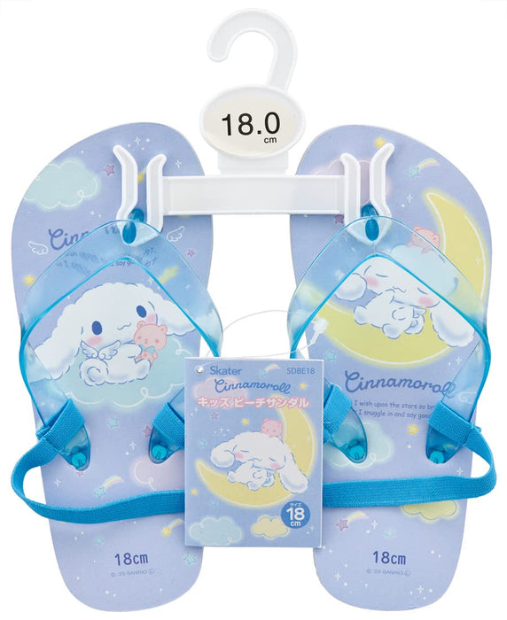 Skater Cinnamoroll Starry Sky Kids Beach Sandals Sanrio 18cm - Sdbe18-A- Japan Figure Store - #1 Bring To You The Best Japanese Goods