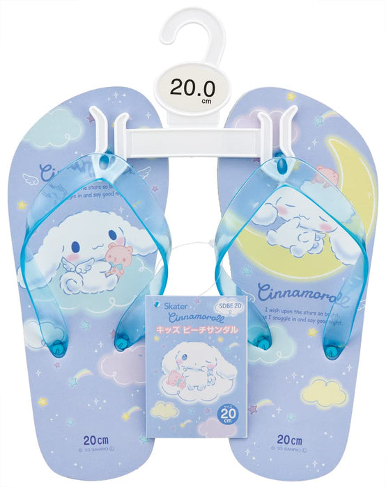 Skater Sanrio Cinnamoroll Starry Sky Kids Beach Sandals 20cm - Skater Sdbe20-A- Japan Figure Store - #1 Bring To You The Best Japanese Goods