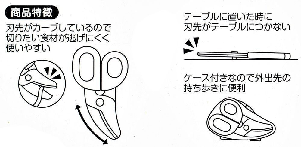 Skater Kitchen Baby Food Cutter BFC1 Skater Food Scissors- Japan Figure Store - #1 Bring To You The Best Japanese Goods