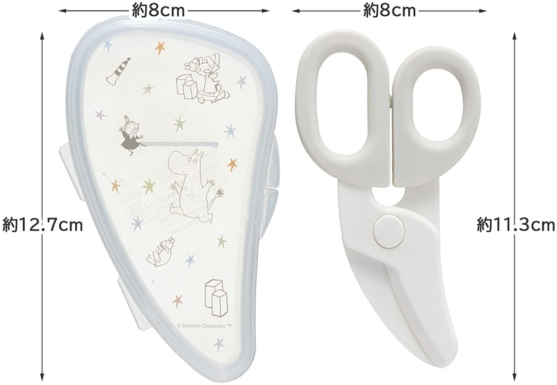 Skater Moomin Star BFC1-A Baby Food Cutter Kitchen Scissors- Japan Figure Store - #1 Bring To You The Best Japanese Goods