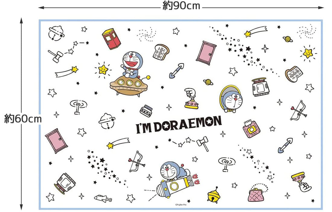 Doraemon Space Walk Skater Leisure Sheet S Size 60x90cm - Sanrio Vs1-A- Japan Figure Store - #1 Bring To You The Best Japanese Goods