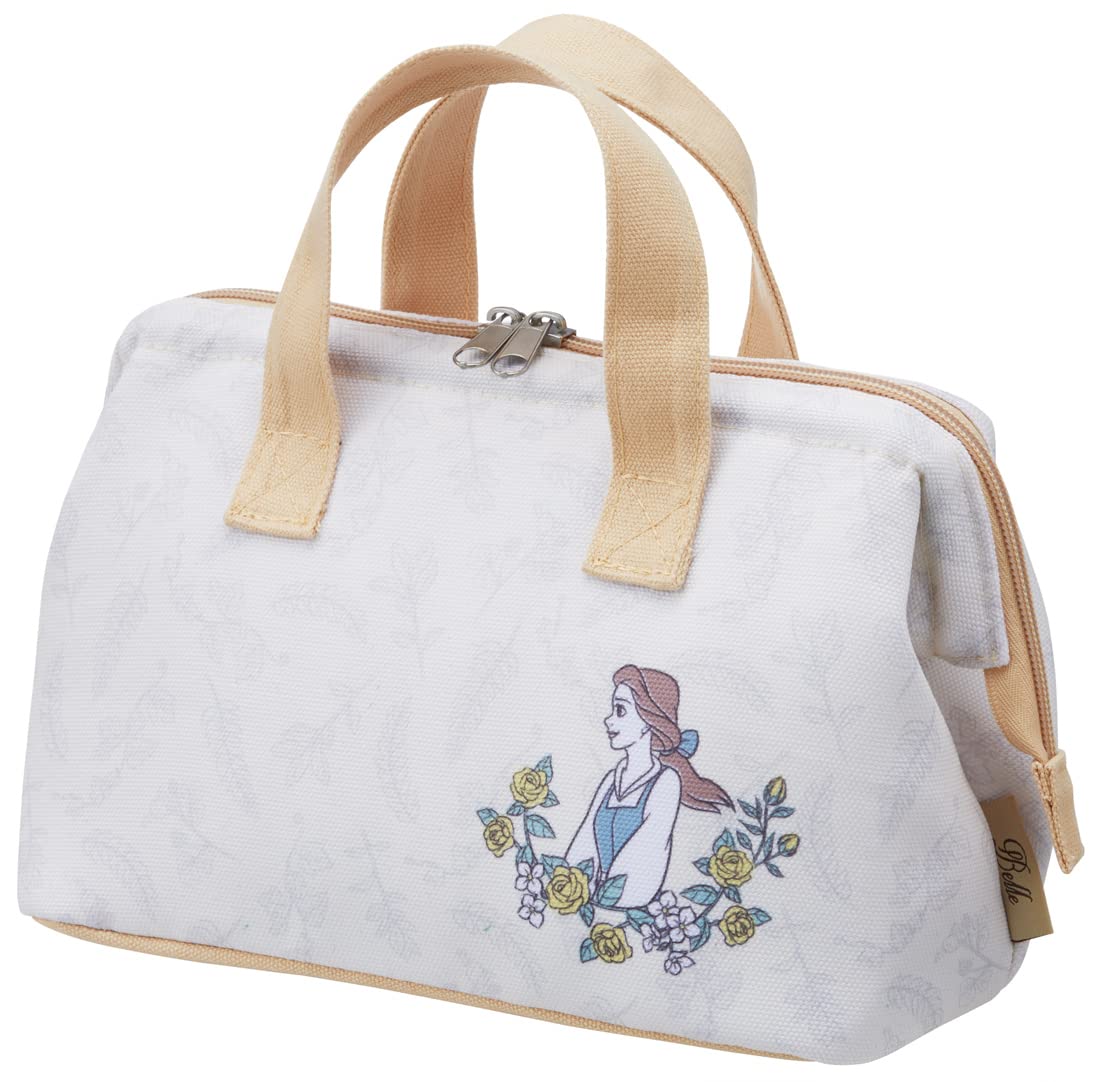 Skater Disney Botanical Bell Canvas Lunch Bag Cooling Handbag 22x12x16cm- Japan Figure Store - #1 Bring To You The Best Japanese Goods