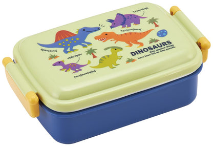 Skater Dinosaur Picture Antibacterial Lunch Box 450ml for Children Made in Japan- Japan Figure Store - #1 Bring To You The Best Japanese Goods