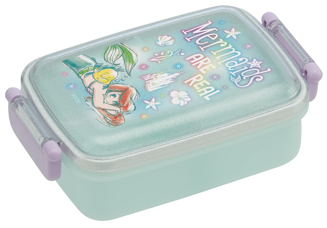 Skater Kids Disney Ariel Lunch Box 450ml Antibacterial Japan-Made for Girls- Japan Figure Store - #1 Bring To You The Best Japanese Goods