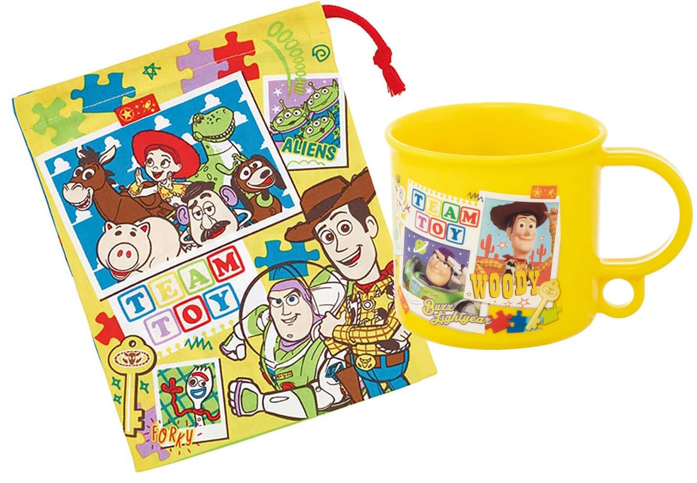 Skater Toy Story 24 Lunch Box Cup Bag - Disney Pixar KB63-A Kids Bento Set- Japan Figure Store - #1 Bring To You The Best Japanese Goods