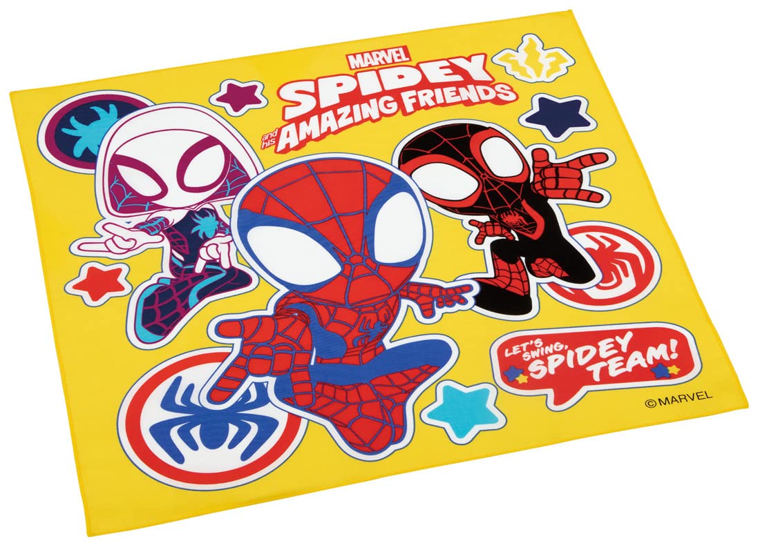 Skater Marvel Spider-Man Boy's Lunch Box with 43x43cm Lunch Cloth - Made in Japan- Japan Figure Store - #1 Bring To You The Best Japanese Goods