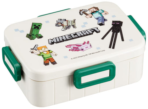 Skater Minecraft Explorer Lunch Box 650ml Antibacterial 4-Point Lock Made in Japan for Women- Japan Figure Store - #1 Bring To You The Best Japanese Goods