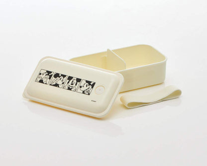 Skater Disney Mickey Mouse Lunch Box 1 Tier 530ml - Silver Ion Antibacterial with Fluffy Serving- Japan Figure Store - #1 Bring To You The Best Japanese Goods