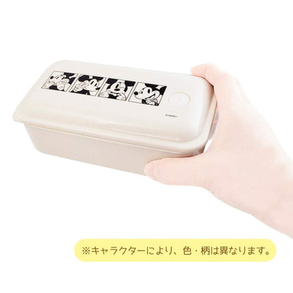 Skater Moomin Color 1 Tier Lunch Box 530ml Silver Ion Ag+ Antibacterial Integrated Gasket Fluffy Serving- Japan Figure Store - #1 Bring To You The Best Japanese Goods