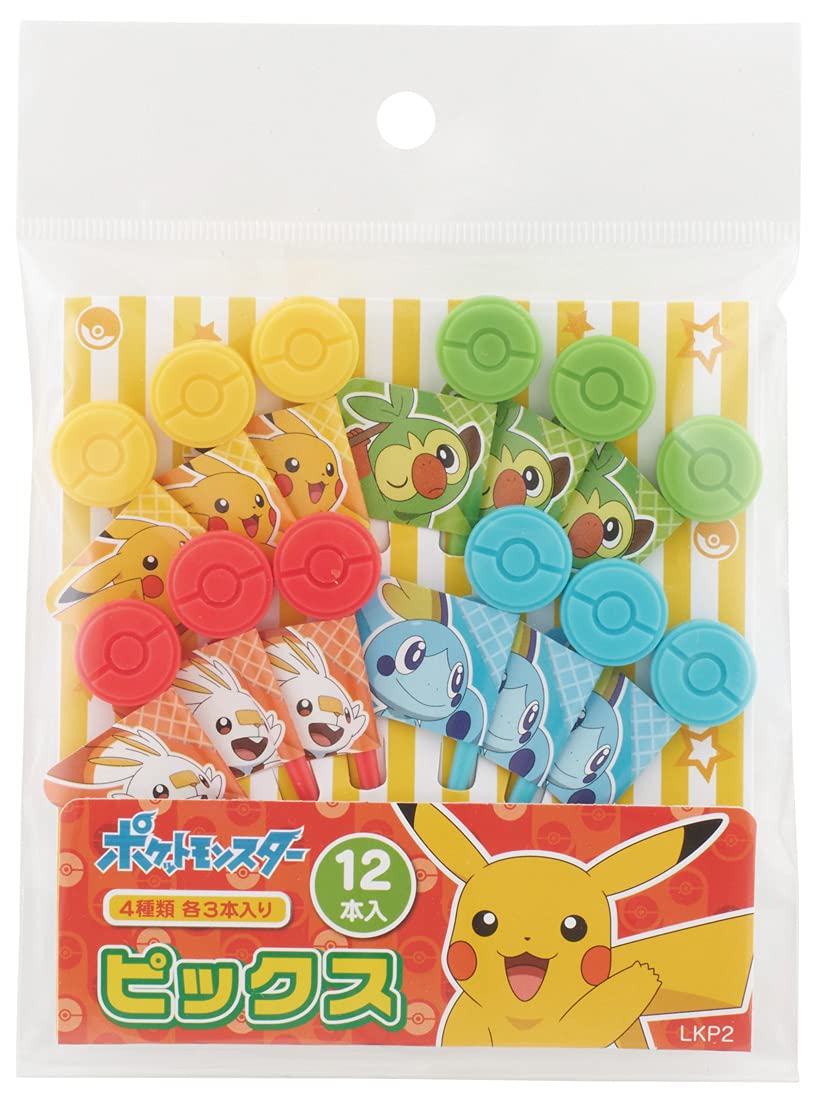 Skater Pokemon Pocket Monsters 12-Pack Lunch Picks by Skater- Japan Figure Store - #1 Bring To You The Best Japanese Goods