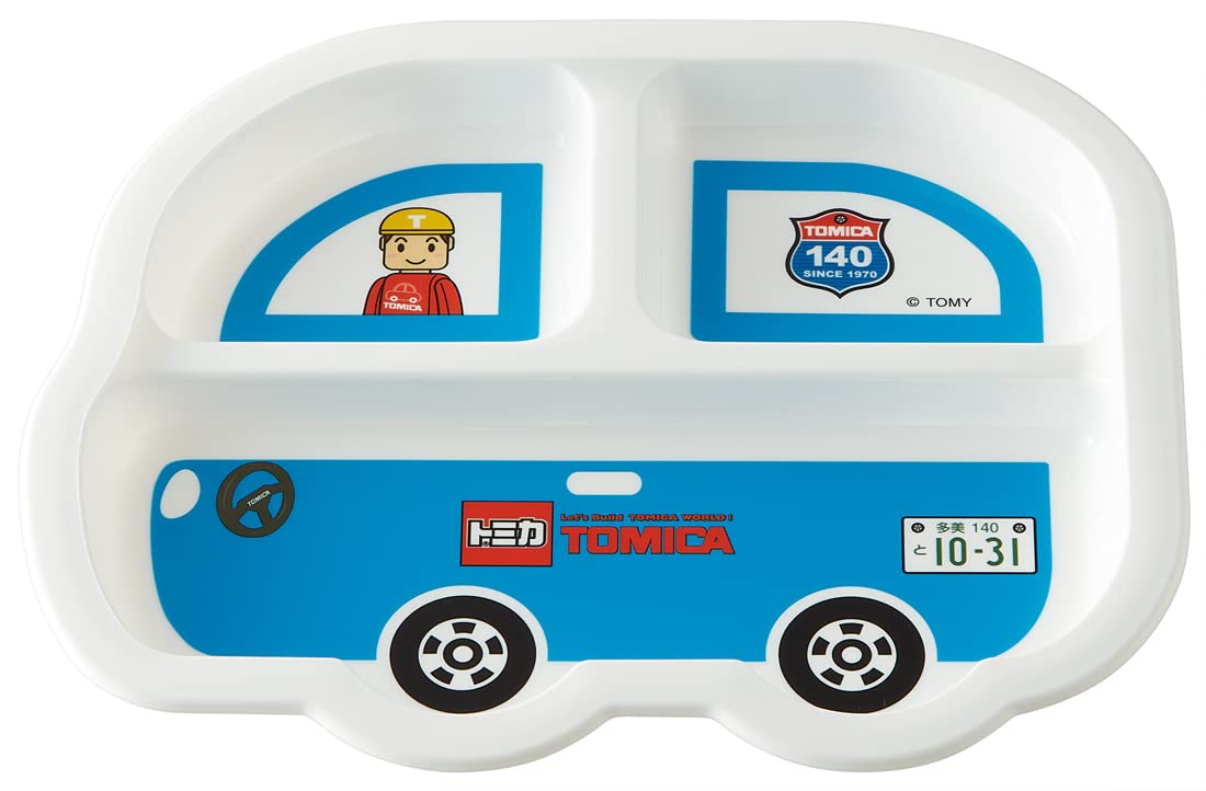 Skater Plastic Lunch Tray with Dividers - Tomica Lty1-A Plate- Japan Figure Store - #1 Bring To You The Best Japanese Goods