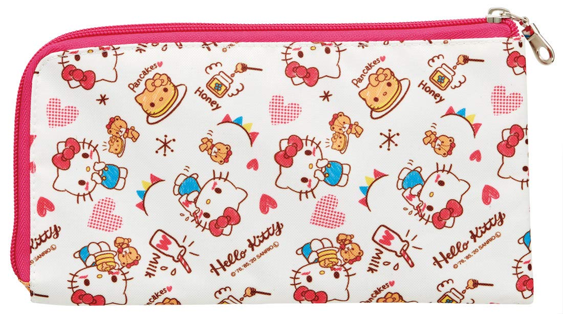 Skater Sanrio Kitty Mask Case - Portable Mask Storage Pouch Mkp1-A- Japan Figure Store - #1 Bring To You The Best Japanese Goods