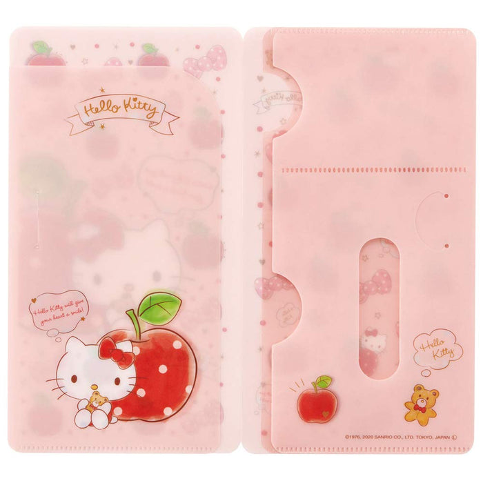Skater Hello Kitty Mask Case with Card & Small Item Storage Sanrio Happiness Girl Mkc1-A- Japan Figure Store - #1 Bring To You The Best Japanese Goods