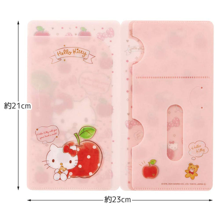 Skater Hello Kitty Mask Case with Card & Small Item Storage Sanrio Happiness Girl Mkc1-A- Japan Figure Store - #1 Bring To You The Best Japanese Goods