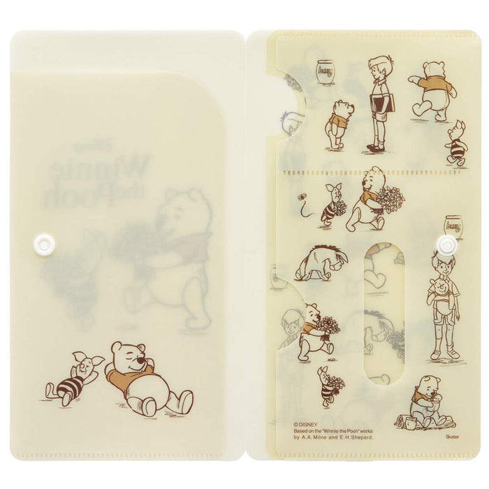 Skater Disney Winnie The Pooh Small Items Storage Case for Masks Cards Pocket Tissues - Mkc1-A- Japan Figure Store - #1 Bring To You The Best Japanese Goods