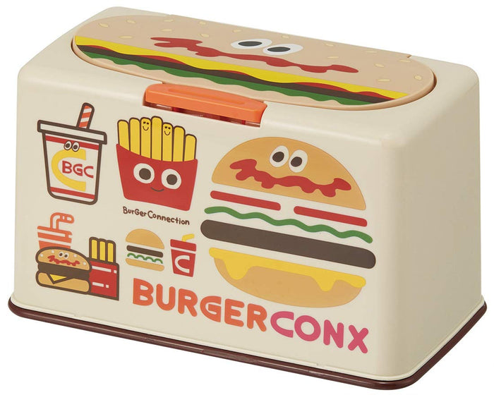 Skater Burger Conks Mix Mask Storage Lift-Up Type Holds 60 Masks Mkst1- Japan Figure Store - #1 Bring To You The Best Japanese Goods