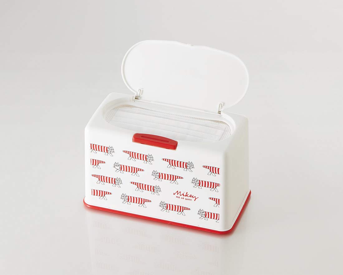 Skater Lisa Larson 60-Mask Storage Lift-Up Type Approx. 21x11x13cm - MKST1-A- Japan Figure Store - #1 Bring To You The Best Japanese Goods