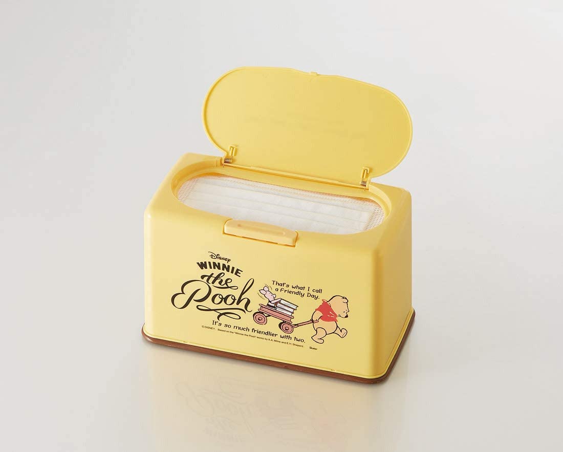 Skater Disney Winnie The Pooh Mask Storage - Lift-Up Type Holds 60 Masks Mkst1-A- Japan Figure Store - #1 Bring To You The Best Japanese Goods