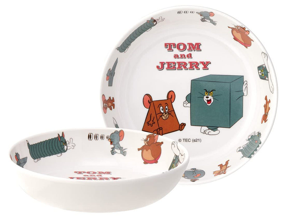 Skater Tom & Jerry 13cm Small Plate Kid-Friendly Melamine Dishware- Japan Figure Store - #1 Bring To You The Best Japanese Goods