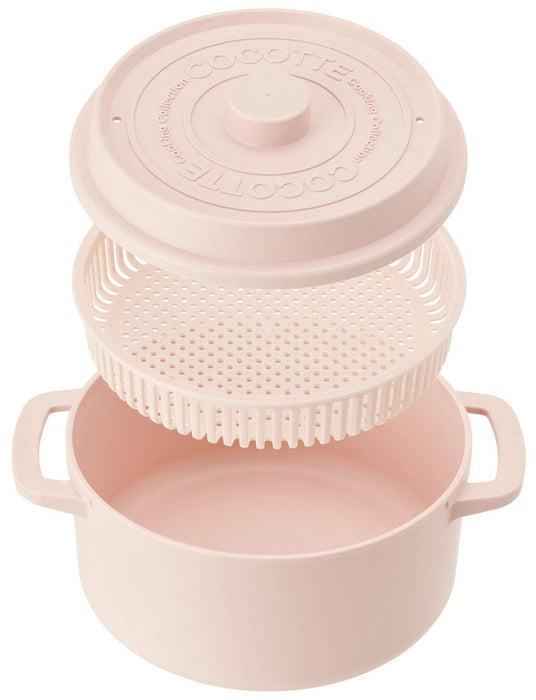 Skater 18cm Cherry Cocotte Style Microwave Cookware Pot- Japan Figure Store - #1 Bring To You The Best Japanese Goods