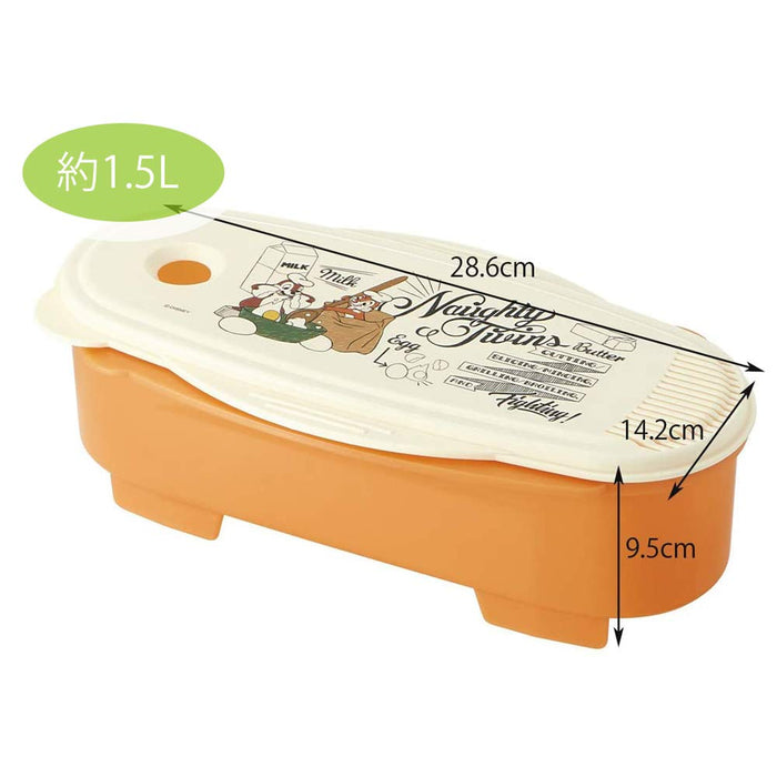 Skater 1.5L Chip & Dale Disney Microwave Pasta Maker Cookware Udp2- Japan Figure Store - #1 Bring To You The Best Japanese Goods