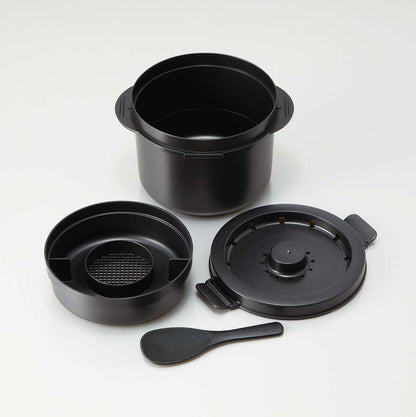 Skater 2-Cup Microwave Rice Maker for Low-Carb Cooking Udg2N-A- Japan Figure Store - #1 Bring To You The Best Japanese Goods