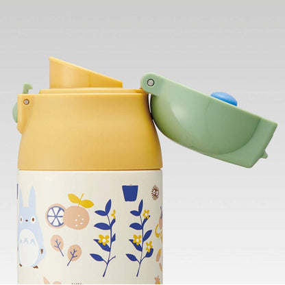 Skater Insulated Stainless Steel Water Bottle 500ml My Neighbor Totoro Ghibli Design- Japan Figure Store - #1 Bring To You The Best Japanese Goods