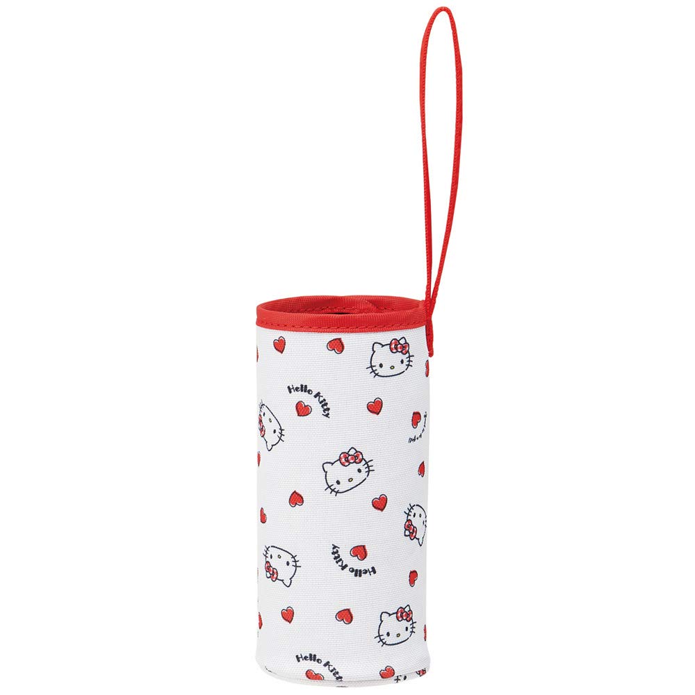 Skater Kitty Red Heart Water Bottle Cover 360ml - Sanrio Mug Bottle Case WSSC4- Japan Figure Store - #1 Bring To You The Best Japanese Goods