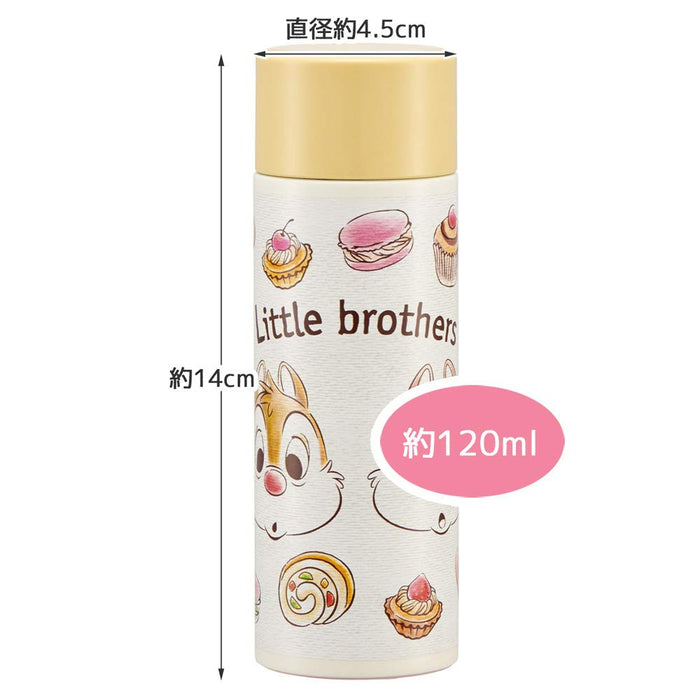 Skater Disney Chip & Dale Stainless Steel Water Bottle Portable Mini Mug 120ml- Japan Figure Store - #1 Bring To You The Best Japanese Goods