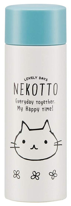 Skater Mini Stainless Steel Water Bottle 120ML Skater Nekotto Mobile Mug- Japan Figure Store - #1 Bring To You The Best Japanese Goods