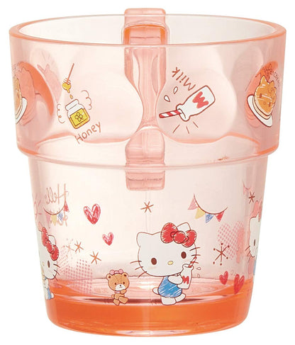 Skater Hello Kitty Snack Time Acrylic Mug Cup 220ml - Sanrio Ksa1- Japan Figure Store - #1 Bring To You The Best Japanese Goods