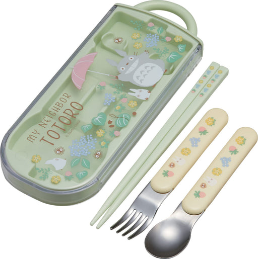 Skater My Neighbor Totoro Durable Utensil Set - Forks Spoons Chopsticks with Case- Japan Figure Store - #1 Bring To You The Best Japanese Goods