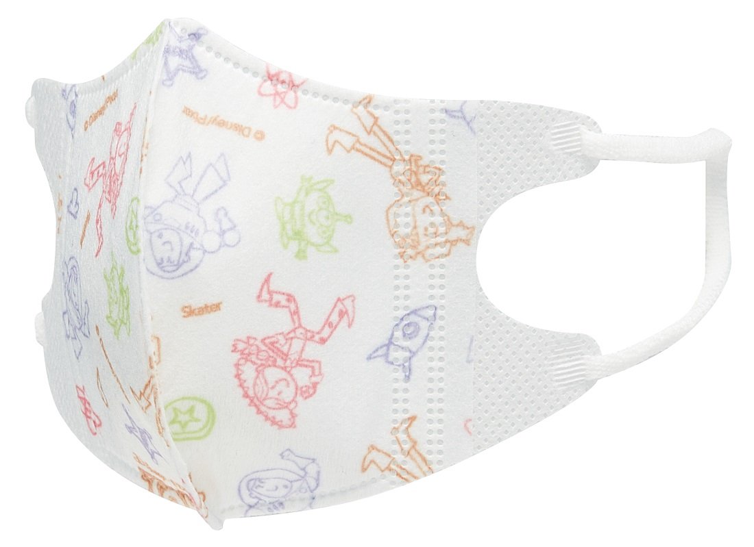 Skater Disney Toy Story 3D Mask 3-Ply for 2-3 Year Olds 5 Pack Mskb1- Japan Figure Store - #1 Bring To You The Best Japanese Goods