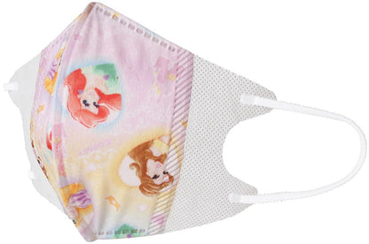 Skater 3D Kids Face Mask Disney Princess 3-Ply Non-Woven 10 Pieces- Japan Figure Store - #1 Bring To You The Best Japanese Goods