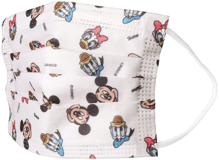 Skater Disney Mickey & Friends Kids Mask Three-Ply 10 Pieces MSKP3-A- Japan Figure Store - #1 Bring To You The Best Japanese Goods